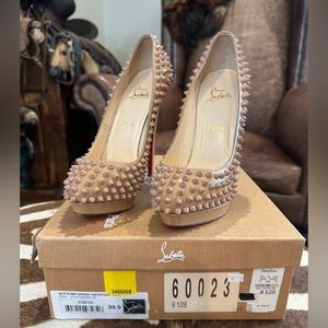 Christian Louboutin Alti spiked pump 160 Nude